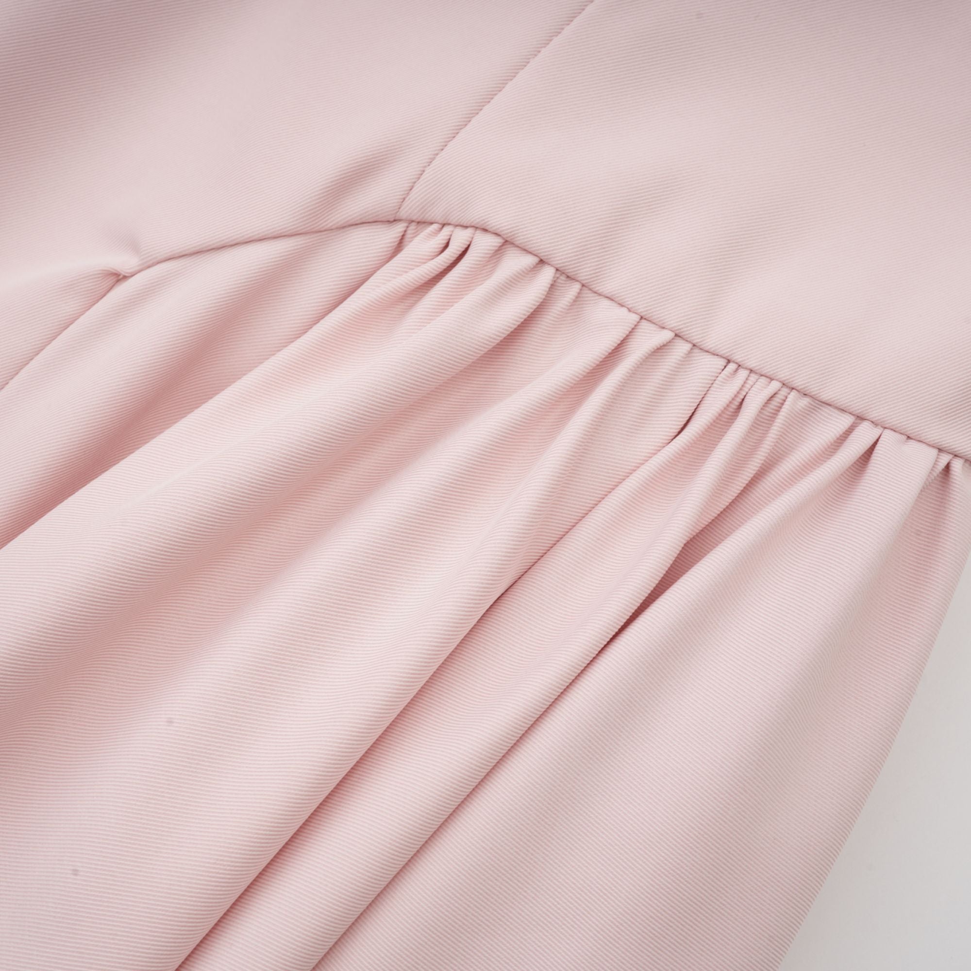 Soleil pembe pileli korse midi elbise
