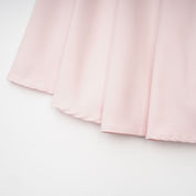 Soleil pembe pileli korse midi elbise