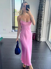 Petite Yapraklı Ayrık Slip Elbise