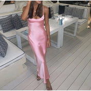 Petite Yapraklı Ayrık Slip Elbise