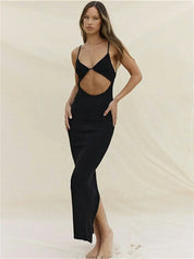 Mara Sırtı Açık Bodycon Elbise