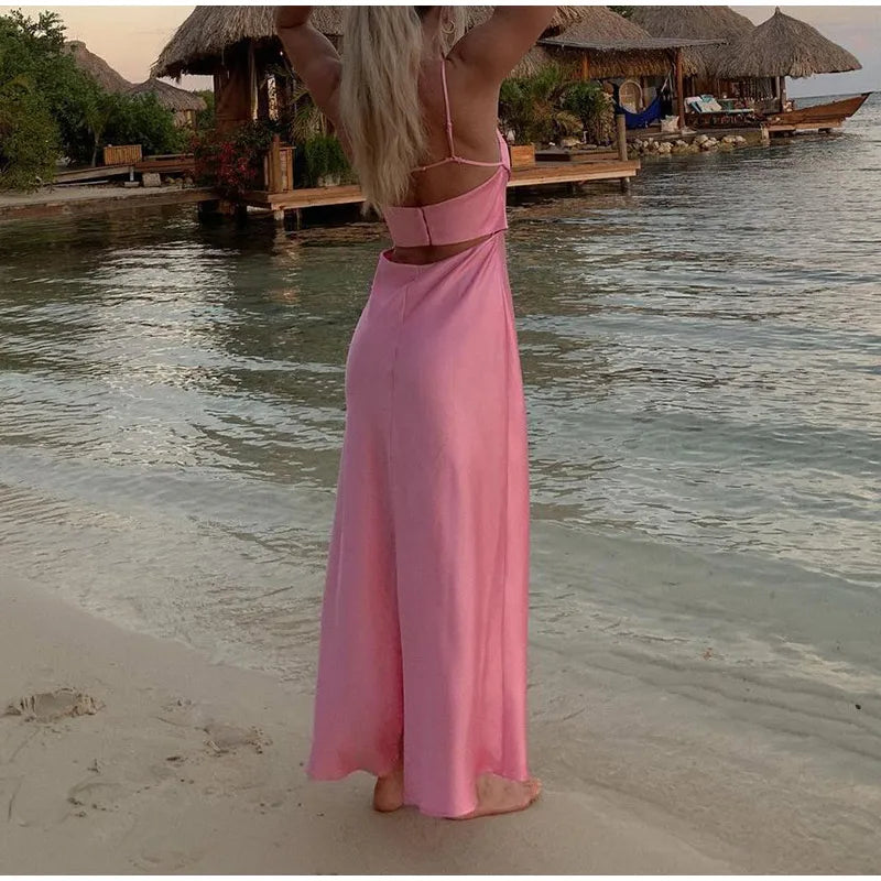 Petite Yapraklı Ayrık Slip Elbise